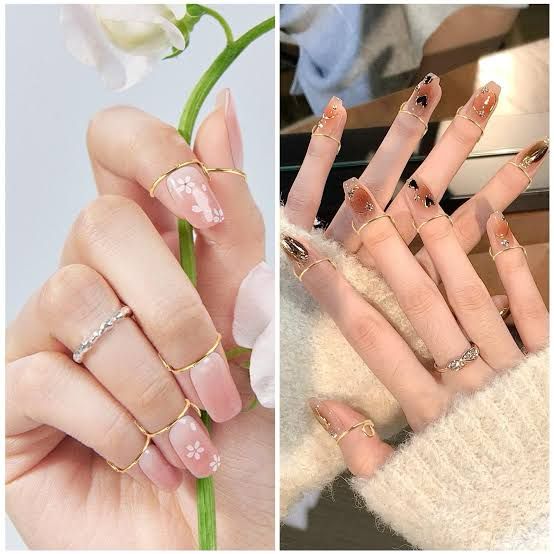 Adjustable Nail Rings